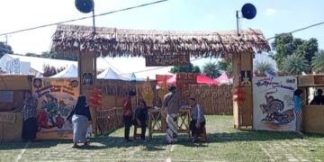 Pasar Kangen Blitar Djadoel, mengenang masa lalu berbelanja pakai kepeng, (Jumat 20/62025), (foto : Aditya/sapablitar.com)